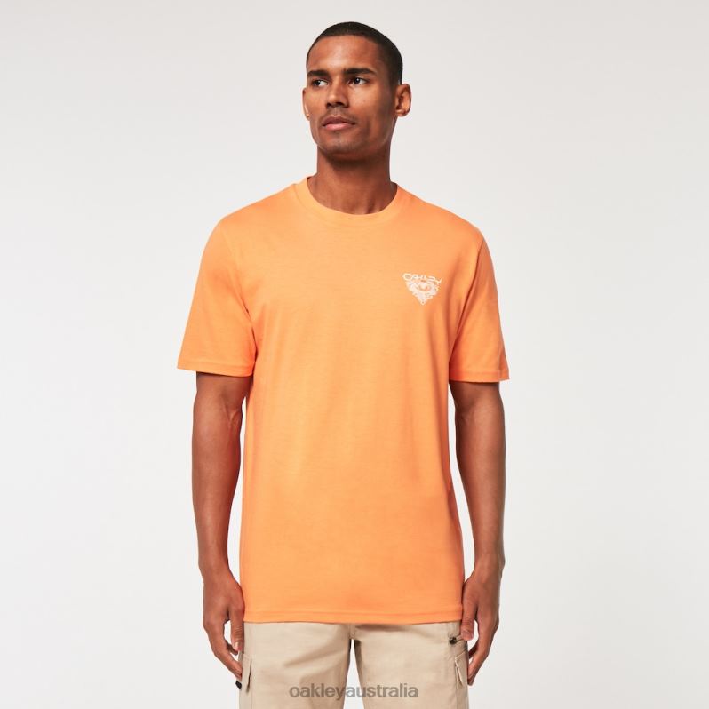 Hard Charge Tee Soft Orange Oakley2ZJX2193