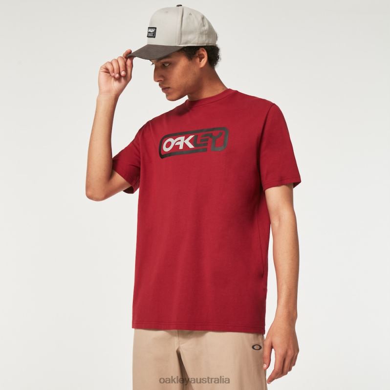 Locked In B1B Tee Iron Red Oakley2ZJX2377