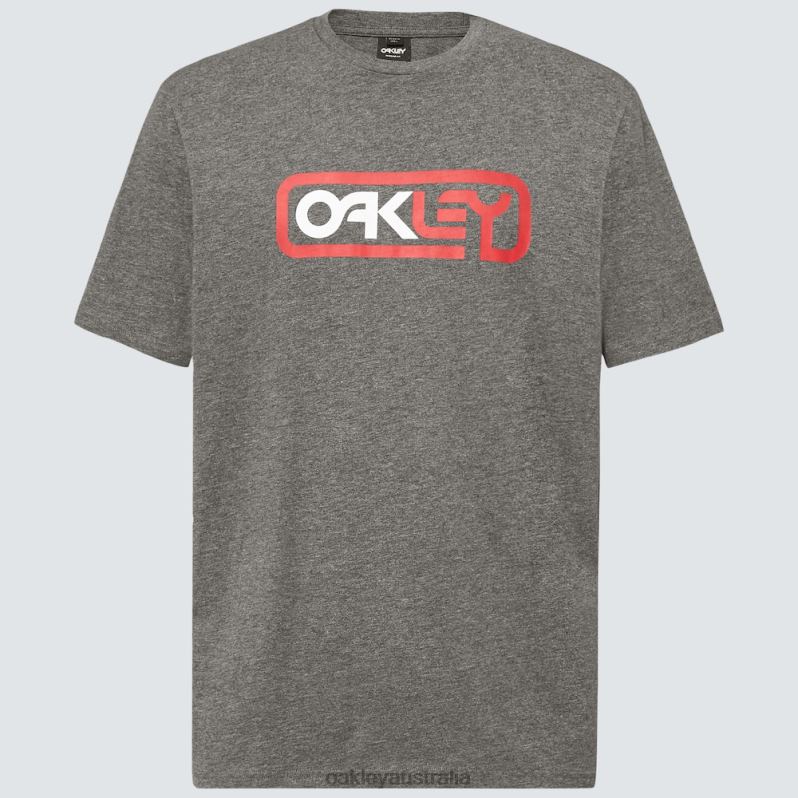 Locked In B1B Tee New Athletic Grey Oakley2ZJX2374