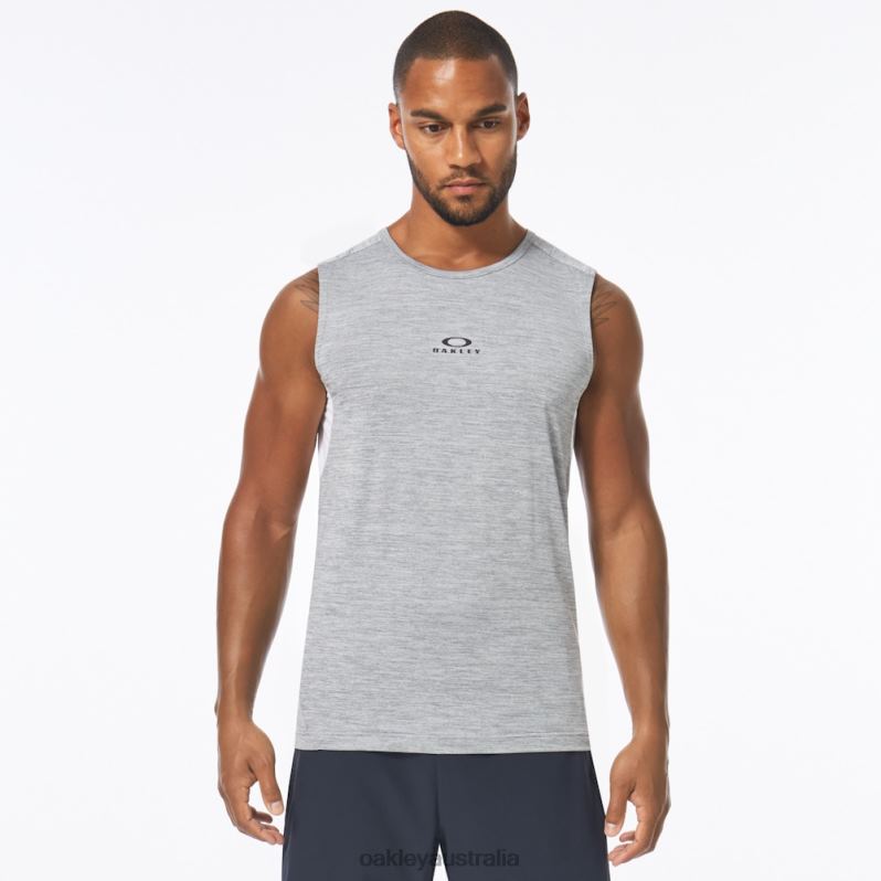 O Fit Rc Sleeveless Tee New Granite Heather Oakley2ZJX2126