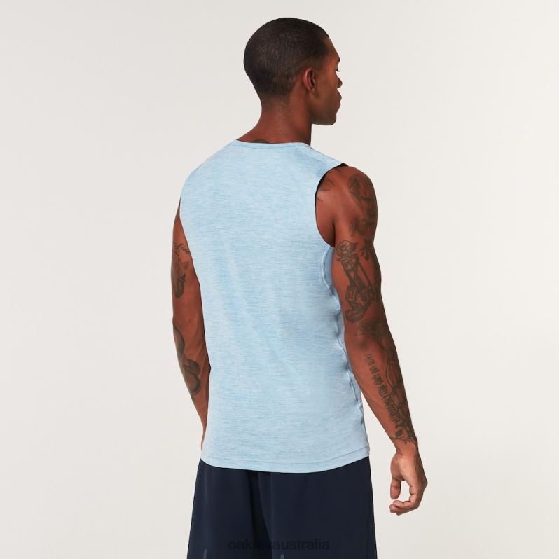 O Fit Rc Sleeveless Tee Stonewash Blue Heather Oakley2ZJX2130