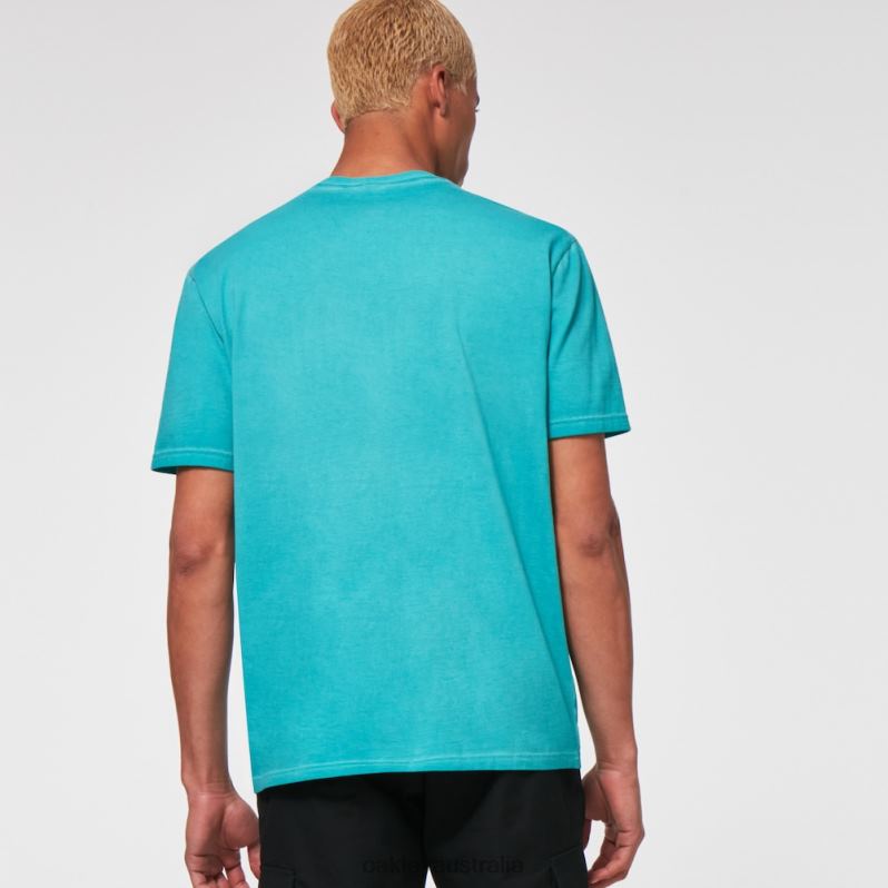 Overdyed B1B Logo Tee Green Lake Oakley2ZJX2479