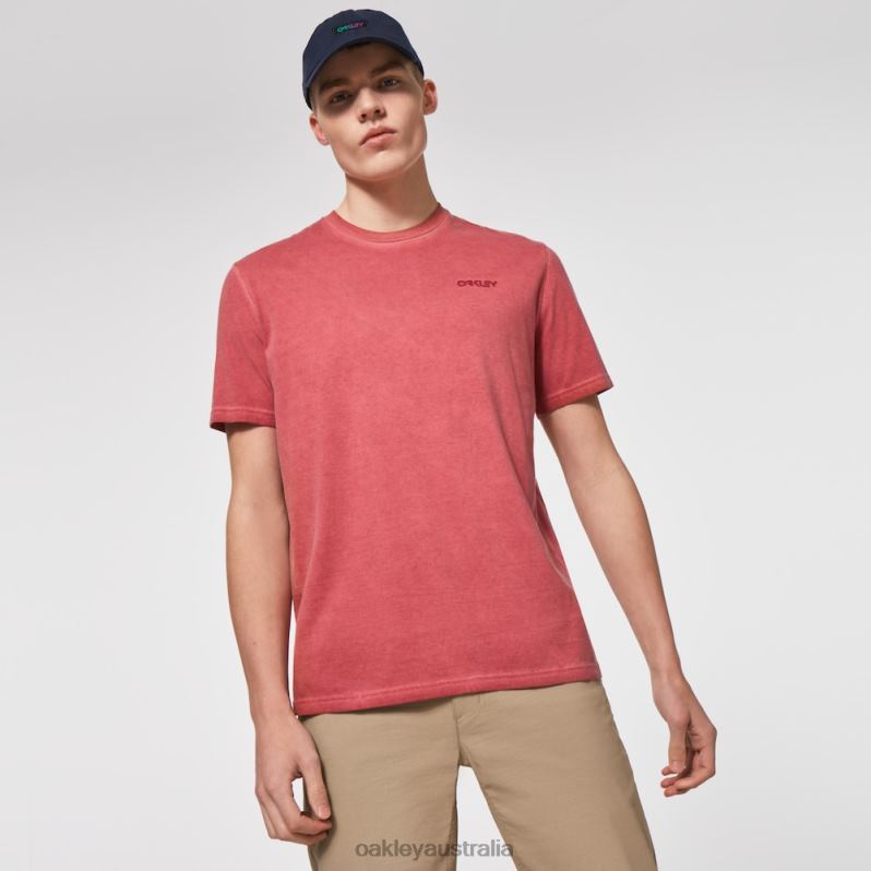 Overdyed B1B Logo Tee Iron Red Oakley2ZJX2481