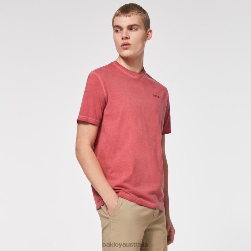 Overdyed B1B Logo Tee Iron Red Oakley2ZJX2481