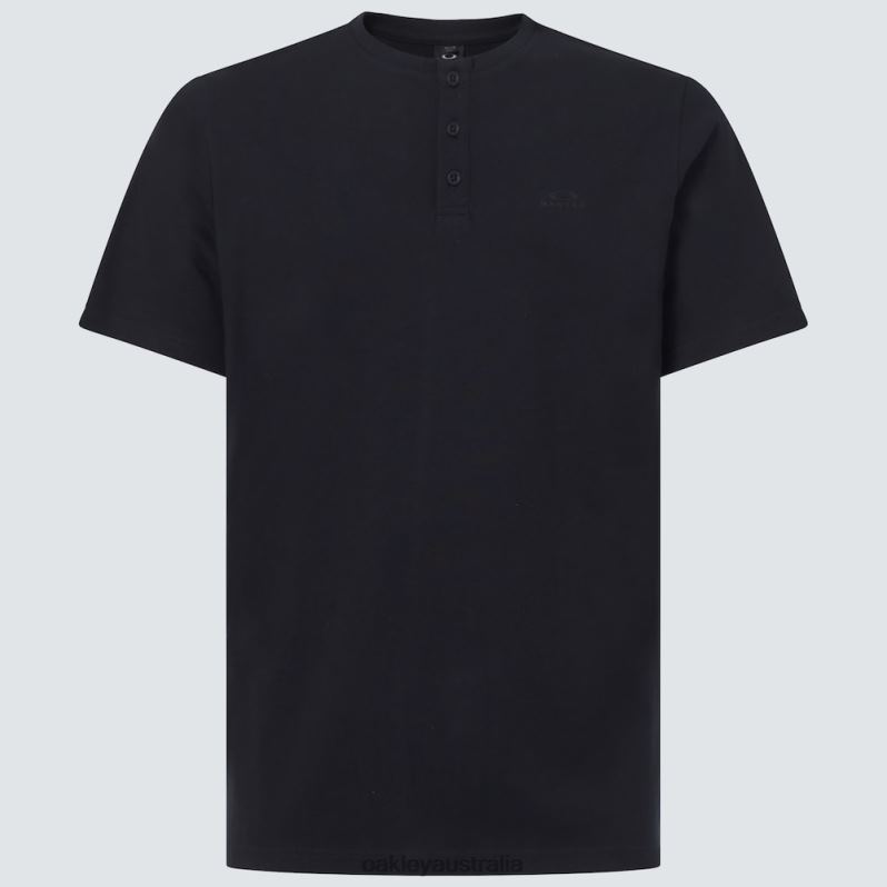 Relax Henley Tee Blackout Oakley2ZJX2204