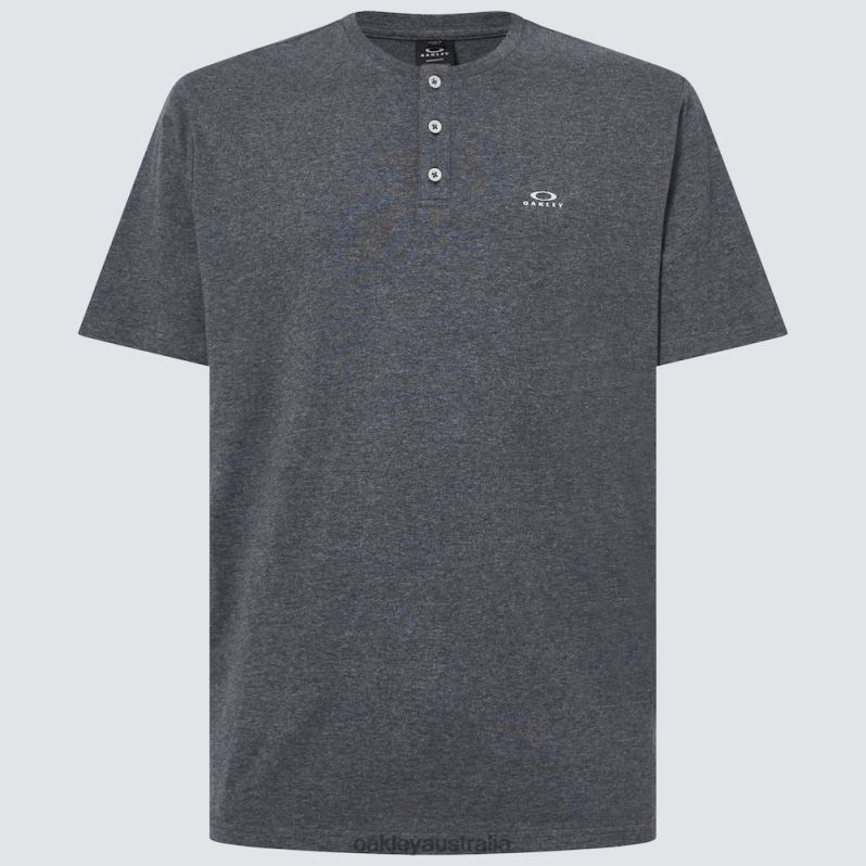 Relax Henley Tee New Athletic Grey Oakley2ZJX2203