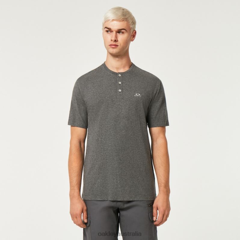 Relax Henley Tee New Athletic Grey Oakley2ZJX2203