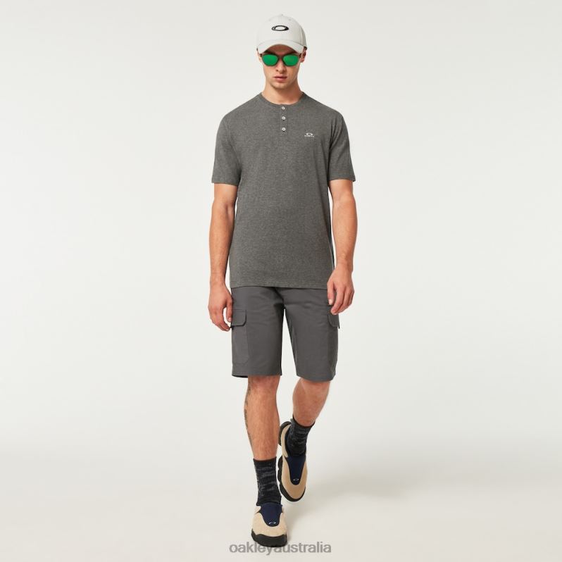 Relax Henley Tee New Athletic Grey Oakley2ZJX2203