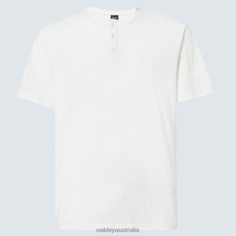 Relax Henley Tee White Oakley2ZJX2205