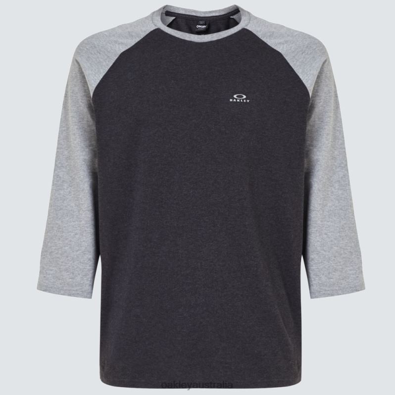 Relax Raglan 3/4 Tee Double Gray Heather Oakley2ZJX2470