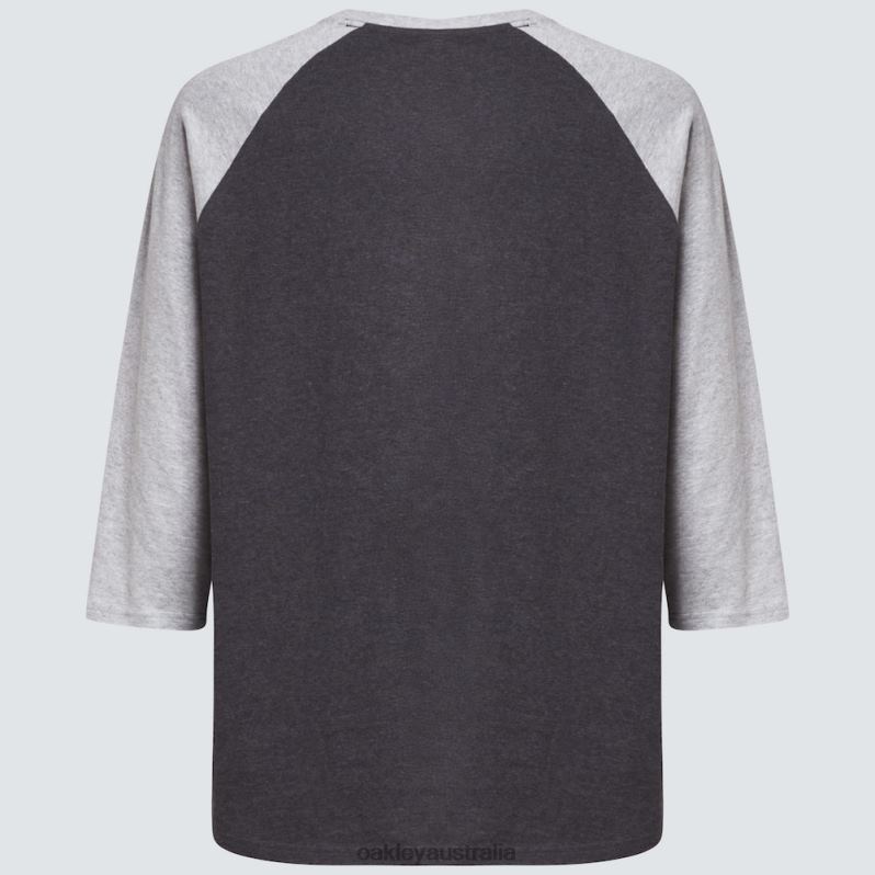 Relax Raglan 3/4 Tee Double Gray Heather Oakley2ZJX2470