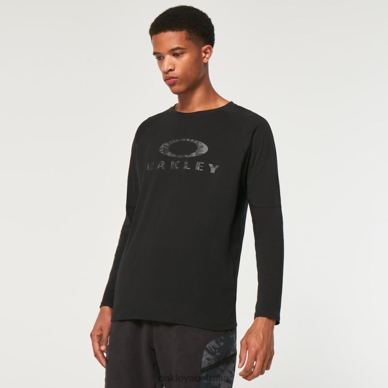 Wanderlust Ls Tee Blackout Oakley2ZJX2354