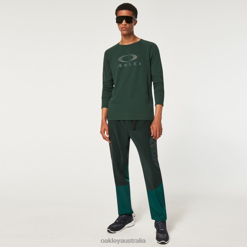 Wanderlust Ls Tee Hunter Green Oakley2ZJX2355