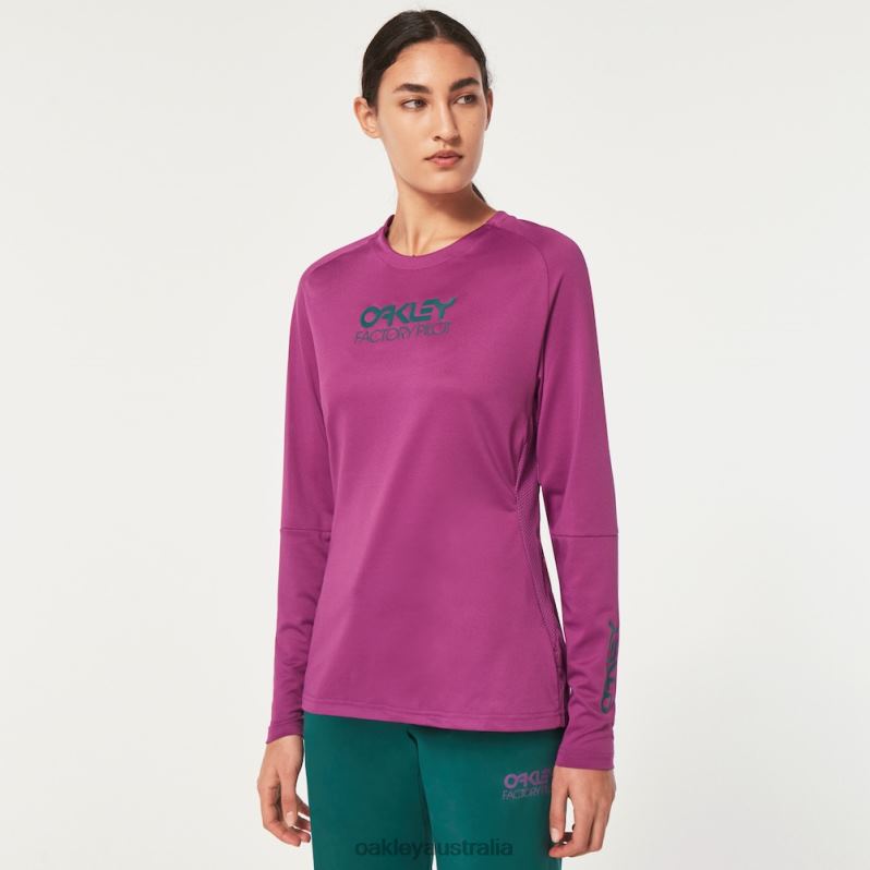 Wmns Factory Pilot LS Jersey Ultra Purple Oakley2ZJX2638