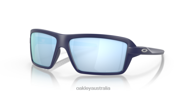 Cables Prizm Deep Water Polarized Lenses, Matte Navy Frame Oakley2ZJX673