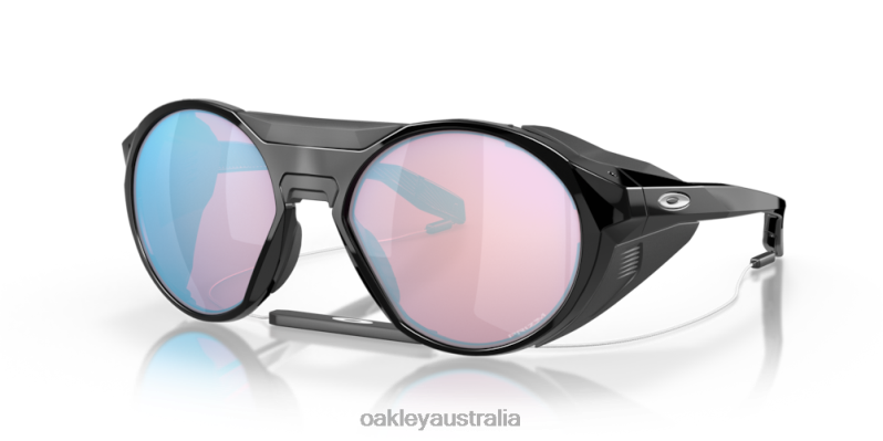 Clifden Prizm Snow Sapphire Lenses, Polished Black Frame Oakley2ZJX463