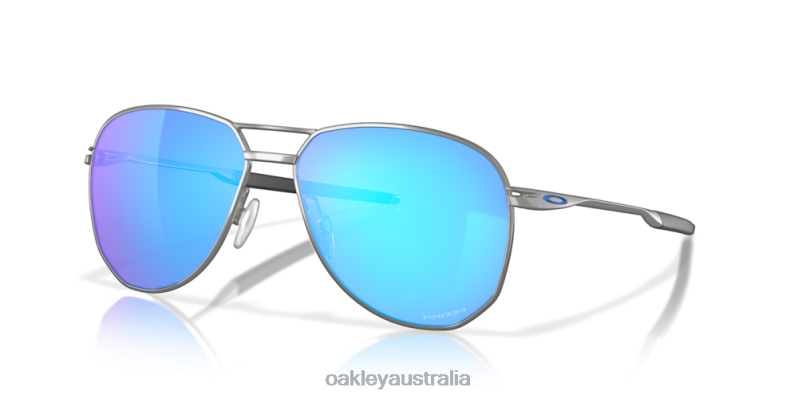 Contrail Prizm Sapphire Lenses, Satin Chrome Frame Oakley2ZJX421