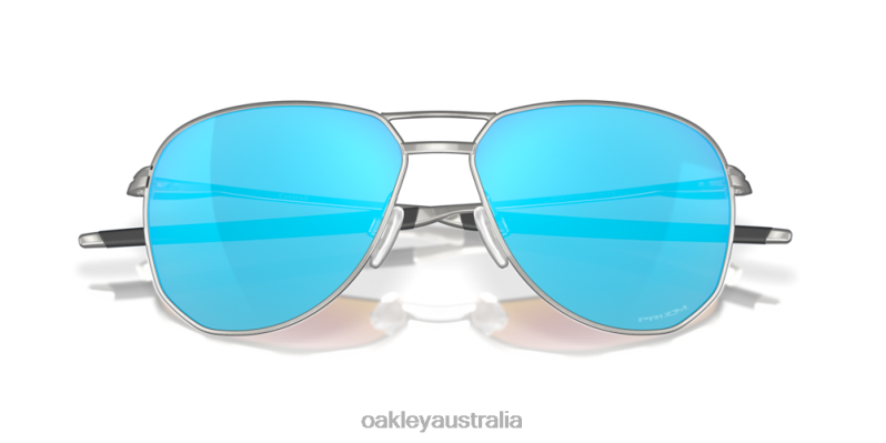 Contrail Prizm Sapphire Lenses, Satin Chrome Frame Oakley2ZJX421