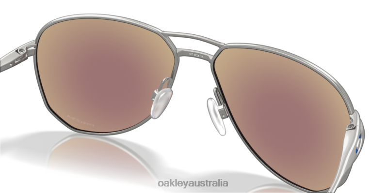 Contrail Prizm Sapphire Lenses, Satin Chrome Frame Oakley2ZJX421