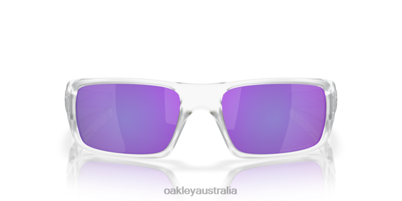 Crankshaft Violet Iridium Polarized Lenses, Matte Clear Frame Oakley2ZJX254