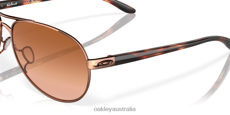 Feedback Vr50 Brown Gradient Lenses, Rose Gold Frame Oakley2ZJX478