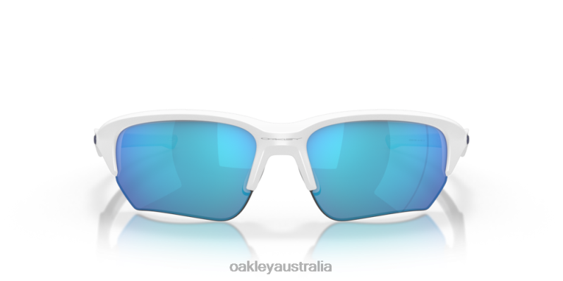 Flak Beta Sapphire Iridium Lenses, Matte White Frame Oakley2ZJX311