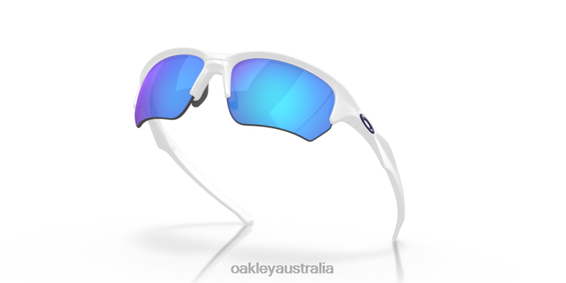 Flak Beta Sapphire Iridium Lenses, Matte White Frame Oakley2ZJX311