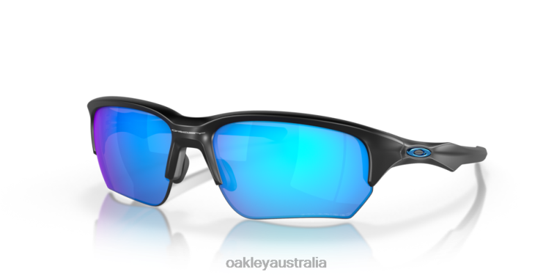 Flak Beta Sapphire Iridium Polarized Lenses, Matte Black Frame Oakley2ZJX309