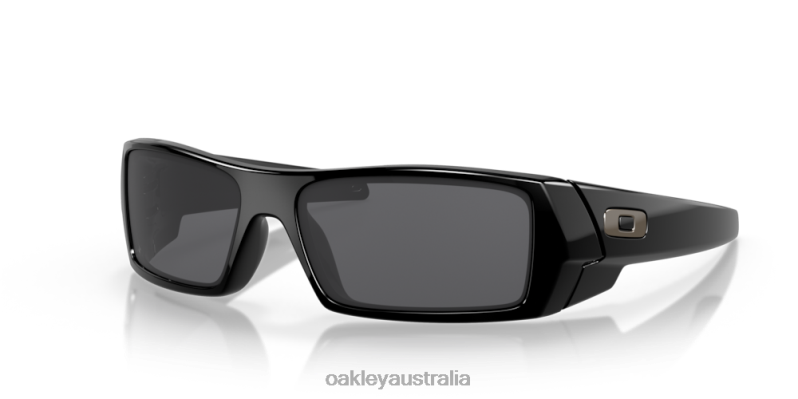 Gascan Grey Lenses, Polished Black Frame Oakley2ZJX313