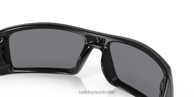 Gascan Grey Lenses, Polished Black Frame Oakley2ZJX313