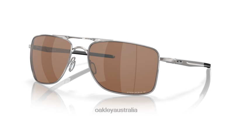 Gauge 8 Prizm Tungsten Polarized Lenses, Polished Chrome Frame Oakley2ZJX514