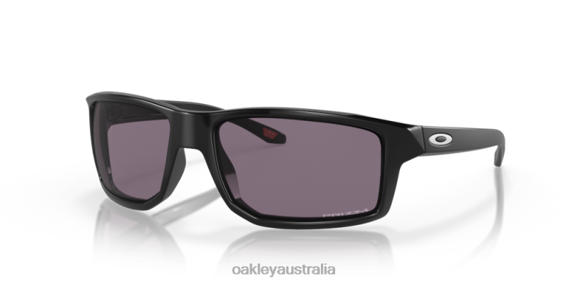 Gibston Prizm Grey Lenses, Polished Black Frame Oakley2ZJX381