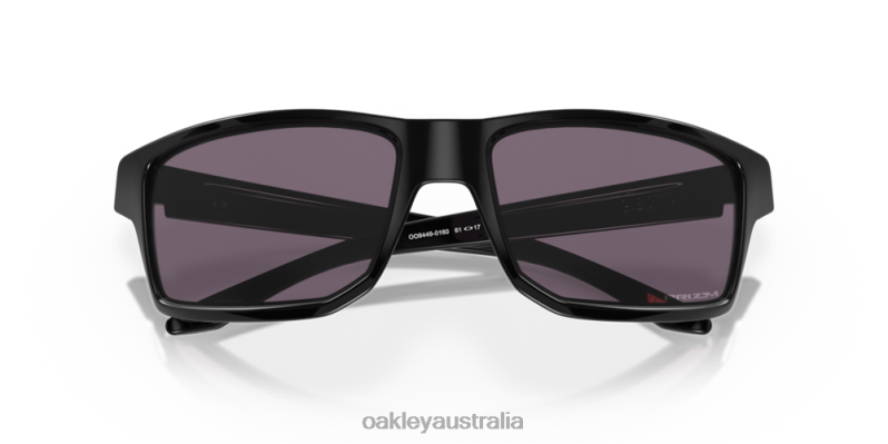 Gibston Prizm Grey Lenses, Polished Black Frame Oakley2ZJX381