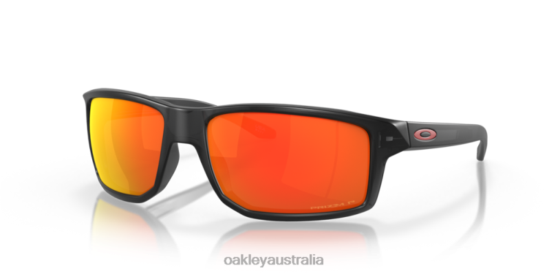 Gibston Prizm Ruby Polarized Lenses, Black Ink Frame Oakley2ZJX385