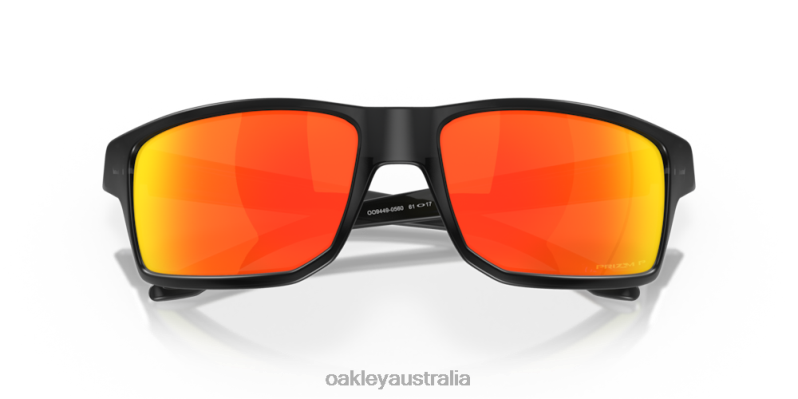 Gibston Prizm Ruby Polarized Lenses, Black Ink Frame Oakley2ZJX385