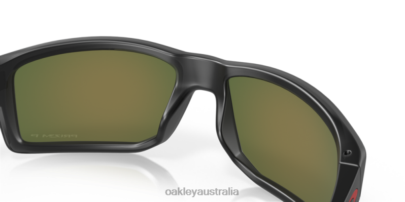 Gibston Prizm Ruby Polarized Lenses, Black Ink Frame Oakley2ZJX385