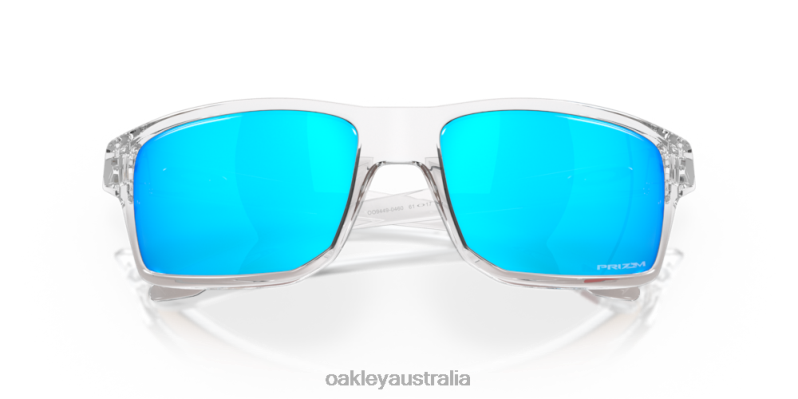 Gibston Prizm Sapphire Lenses, Polished Clear Frame Oakley2ZJX384