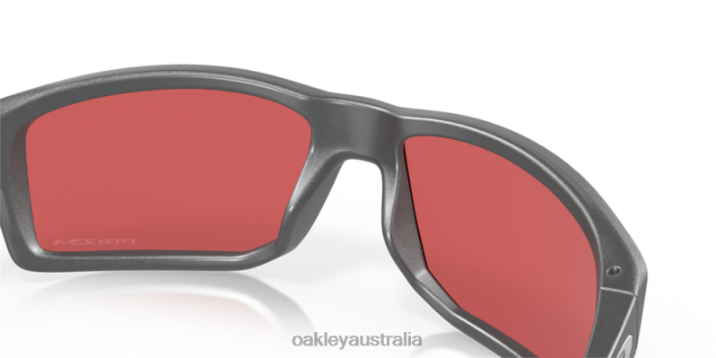 Gibston Prizm Snow Sapphire Lenses, Steel Frame Oakley2ZJX390