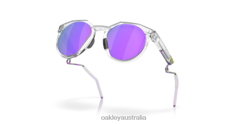 HSTN Metal Prizm Violet Lenses, Matte Clear Frame Oakley2ZJX880