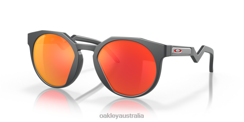 HSTN Prizm Ruby Lenses, Matte Carbon Frame Oakley2ZJX1003