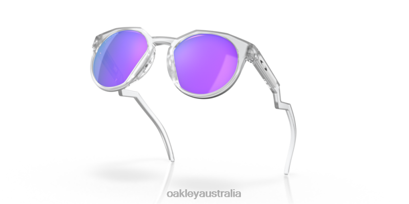 HSTN Prizm Violet Lenses, Matte Clear Frame Oakley2ZJX1002