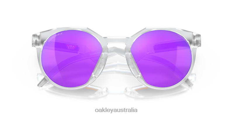 HSTN Prizm Violet Lenses, Matte Clear Frame Oakley2ZJX1002