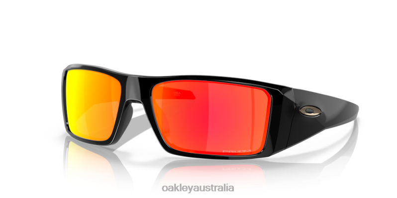 Heliostat Prizm Ruby Lenses, Polished Black Frame Oakley2ZJX759