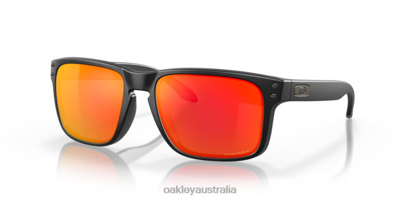 Holbrook Prizm Ruby Lenses, Matte Black Frame Oakley2ZJX55