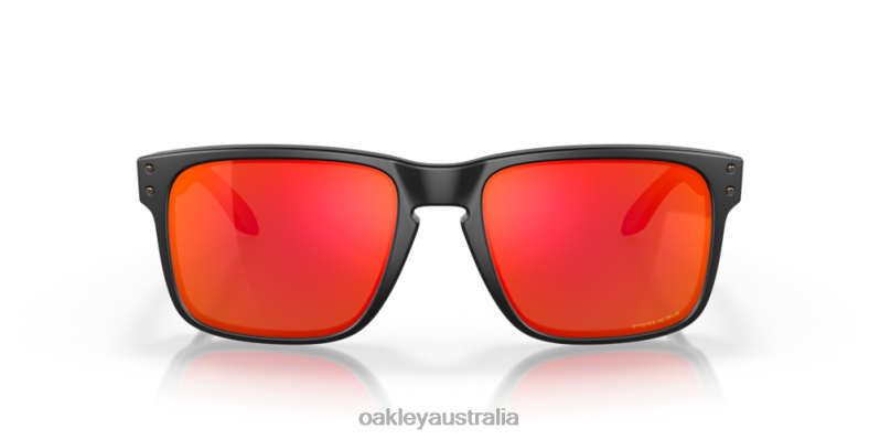 Holbrook Prizm Ruby Lenses, Matte Black Frame Oakley2ZJX55