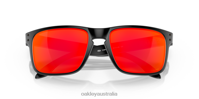 Holbrook Prizm Ruby Lenses, Matte Black Frame Oakley2ZJX55