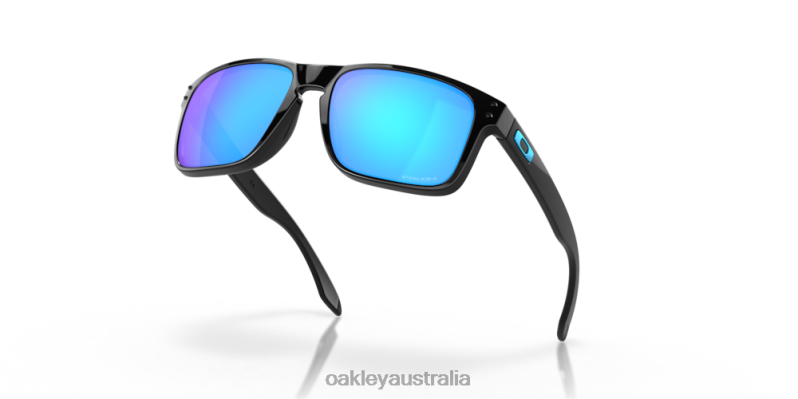 Holbrook Prizm Sapphire Lenses, Polished Black Frame Oakley2ZJX62