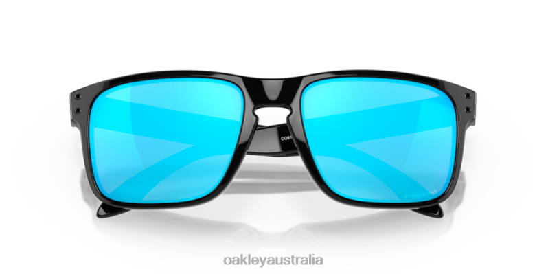 Holbrook Prizm Sapphire Lenses, Polished Black Frame Oakley2ZJX62