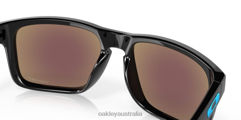 Holbrook Prizm Sapphire Lenses, Polished Black Frame Oakley2ZJX62