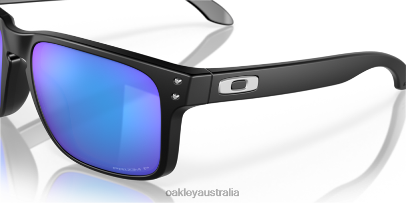 Holbrook Prizm Sapphire Polarized Lenses, Matte Black Frame Oakley2ZJX59